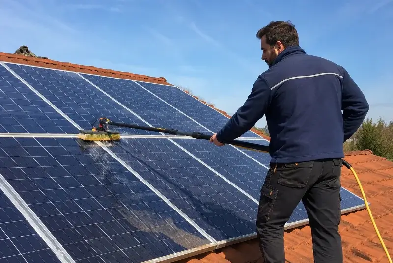 Nettoyage et entretien de panneaux solaires à Bouillargues
